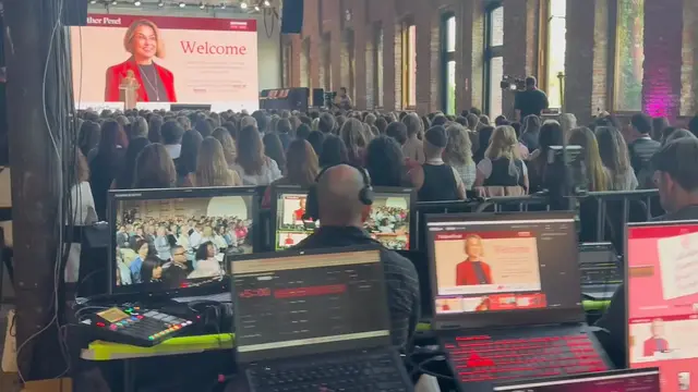 Esther Perel Sessions Live, multi-camera gallery
