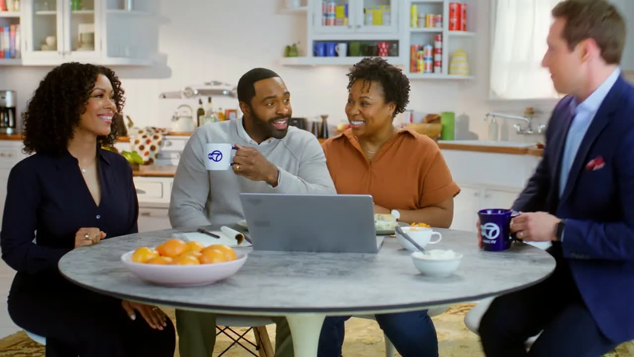ABC7 on-air personalities in the finished promo