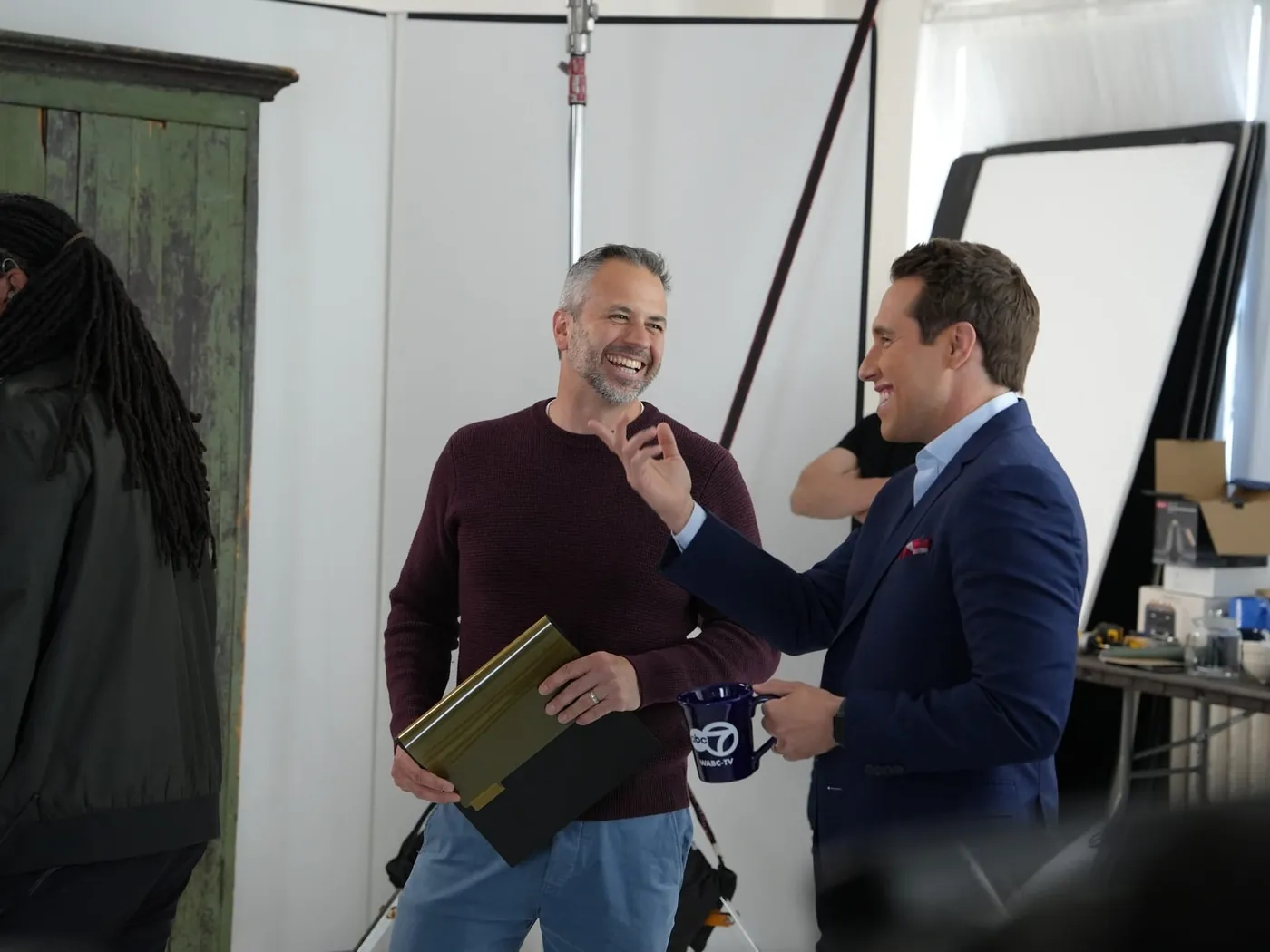 Brad Hasse directing on set